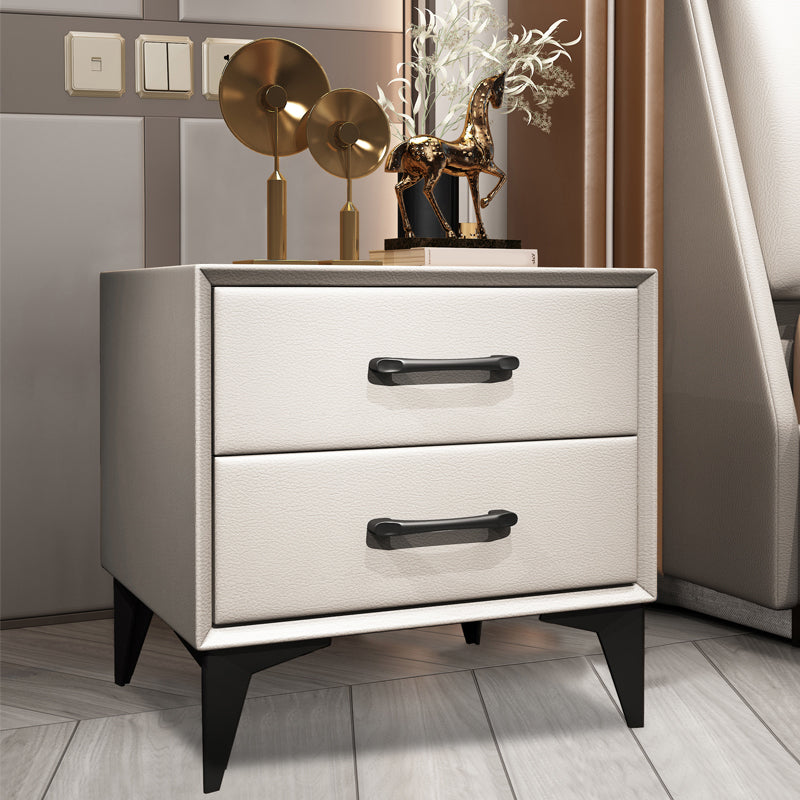 Contemporary Wooden Drawer Storage Bed Nightstand for Bedroom