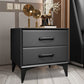 Contemporary Wooden Drawer Storage Bed Nightstand for Bedroom