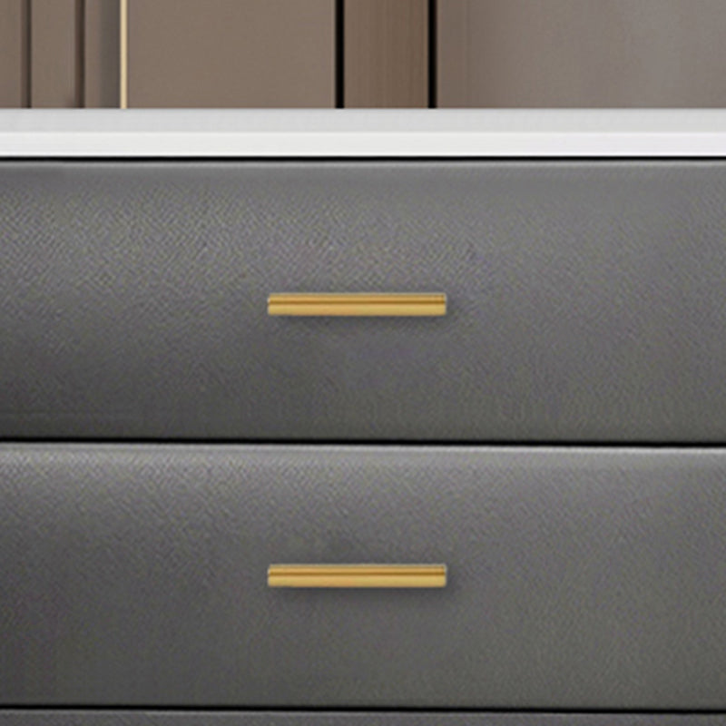 Modernidad de almacenamiento de cajones de madera maciza 2 Cajas de cajones de la cama de cajones