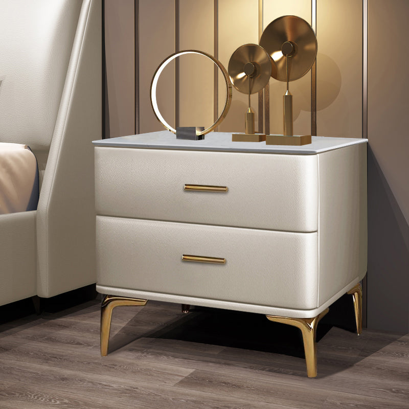 Modernidad de almacenamiento de cajones de madera maciza 2 Cajas de cajones de la cama de cajones