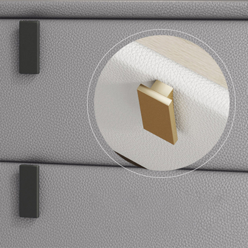 18.5" Tall 2 - Drawer Nightstand Modern Solid Wood Nightstand Clearhalo 'Bedroom Furniture' 'furn' 'furn_night_stand' 'Furniture' 'night_stand' 'Nightstands' 5270311