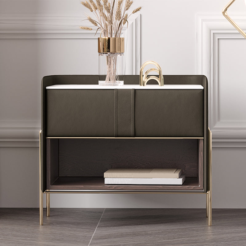 Table table de chevet à 1 accent à 1 dessin à 1 tirage de 20,47 "