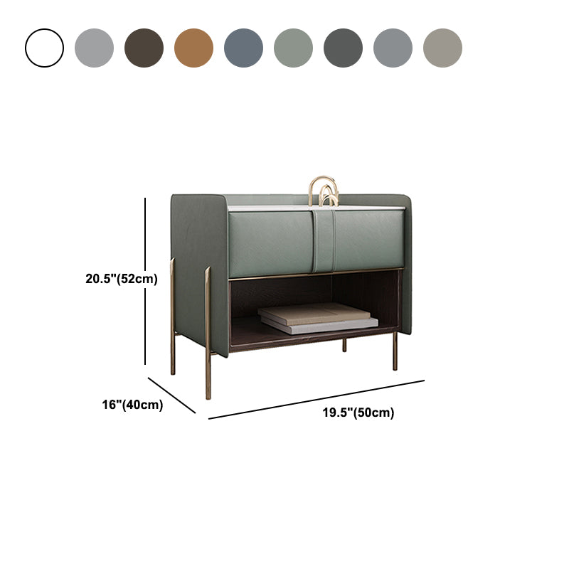 Table table de chevet à 1 accent à 1 dessin à 1 tirage de 20,47 "
