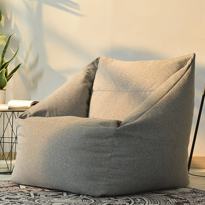 Linnen vat accentstoel 25,98 "l x 25,98" w x 27.55 "h wasbare stoel met opslag