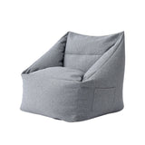 Linnen vat accentstoel 25,98 "l x 25,98" w x 27.55 "h wasbare stoel met opslag