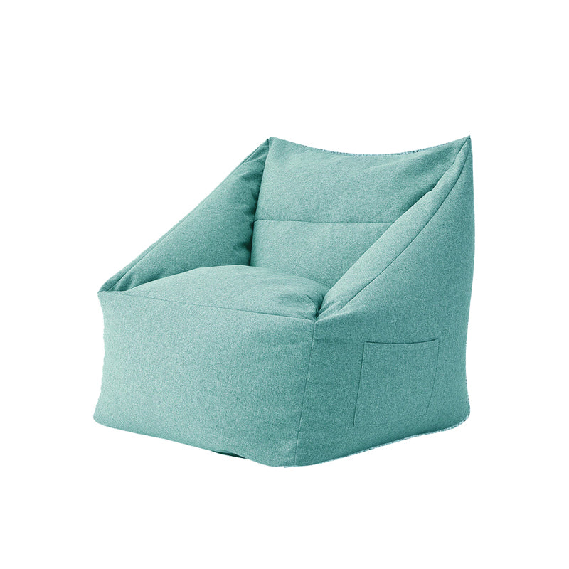 Linnen vat accentstoel 25,98 "l x 25,98" w x 27.55 "h wasbare stoel met opslag