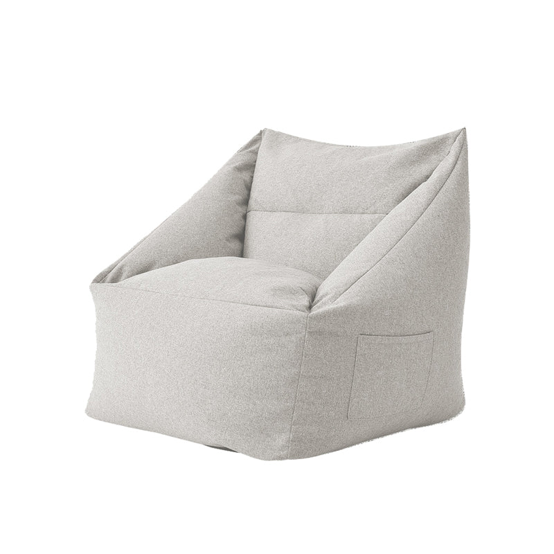 Linnen vat accentstoel 25,98 "l x 25,98" w x 27.55 "h wasbare stoel met opslag