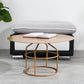 Frame 1 Coffee Table Contemporary Metal Round Cocktail Table