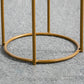Frame 1 Coffee Table Contemporary Metal Round Cocktail Table