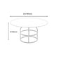Frame 1 Coffee Table Contemporary Metal Round Cocktail Table