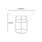 Frame 1 Coffee Table Contemporary Metal Round Cocktail Table