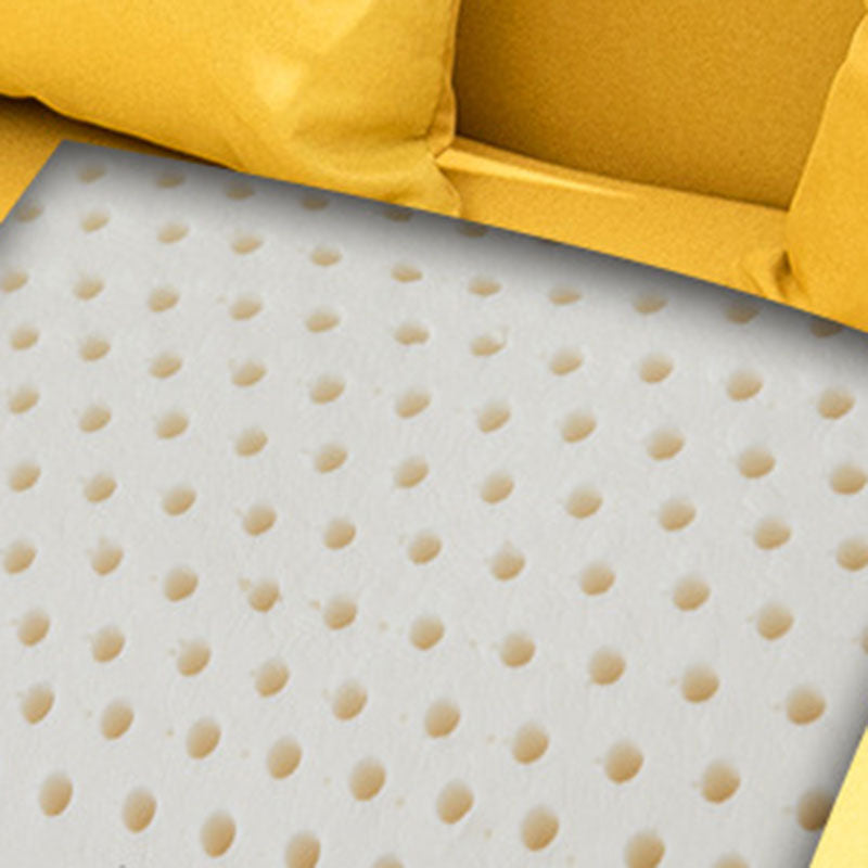 3人の枕が付いたコンテンポラリースクエアアーム標準セッピーソファ