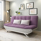Linen Contemporary Sleeper with 2 Pillows Back for Living Room and Apartment Purple Clearhalo 'furn' 'furn_sofas' 'Furniture' 'Living Room Furniture' 'Sofa' 'sofas' 5270772