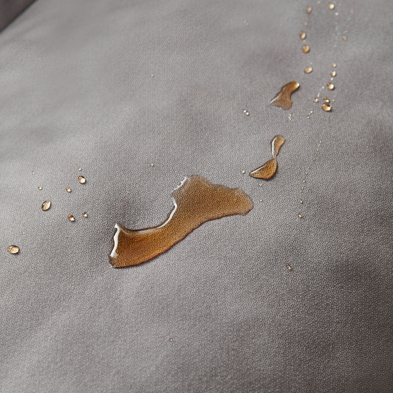 Stain Resistant Stationary Slipcovered Faux Leather Cushions Settee Clearhalo 'furn' 'furn_sofas' 'Furniture' 'Living Room Furniture' 'Sofa' 'sofas' 5270821