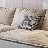 Stain Resistant Stationary Slipcovered Faux Leather Cushions Settee Clearhalo 'furn' 'furn_sofas' 'Furniture' 'Living Room Furniture' 'Sofa' 'sofas' 5270823