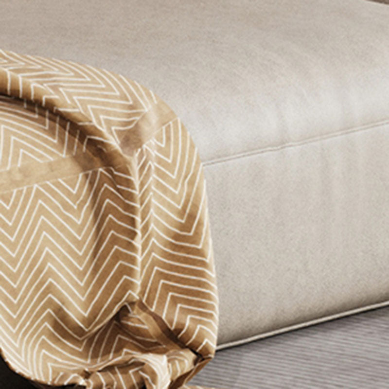 フェイクレザーステーションリビングルームスクエアアーム標準枕ソファ