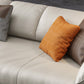 Genuine Leather Pillow Top Arm Modern Sofa/Sectional with Removable Cushions for Apartment