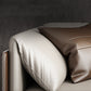 Genuine Leather Pillow Top Arm Modern Sofa/Sectional with Removable Cushions for Apartment