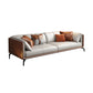 Genuine Leather Pillow Top Arm Modern Sofa/Sectional with Removable Cushions for Apartment