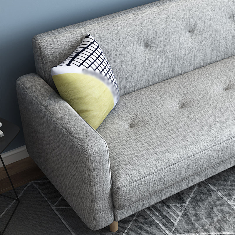 Zeitgenössischer Quadratarmof Sofa Back -Abschnitt für Wohnzimmer