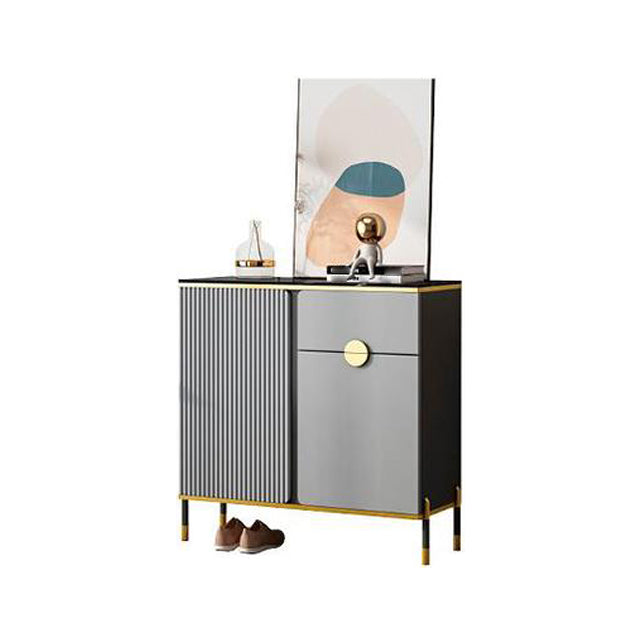Sideboard Glam Sideboard in legno con porta e cassetto per soggiorno