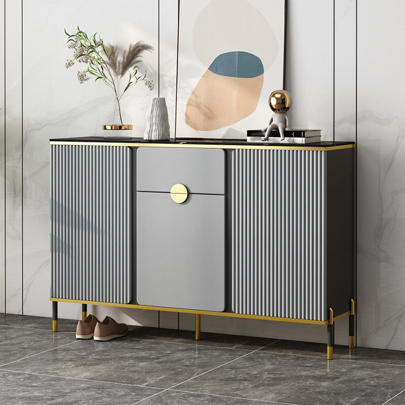 Sideboard Glam Sideboard in legno con porta e cassetto per soggiorno