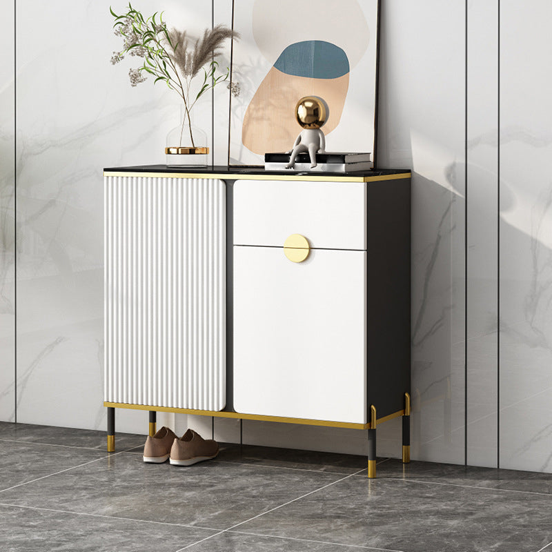 Sideboard Glam Sideboard in legno con porta e cassetto per soggiorno