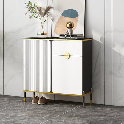 Sideboard Glam Sideboard in legno con porta e cassetto per soggiorno