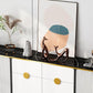 Sideboard Glam Sideboard in legno con porta e cassetto per soggiorno
