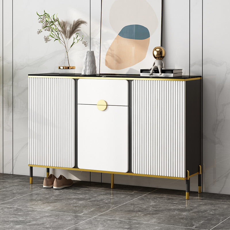 Sideboard Glam Sideboard in legno con porta e cassetto per soggiorno