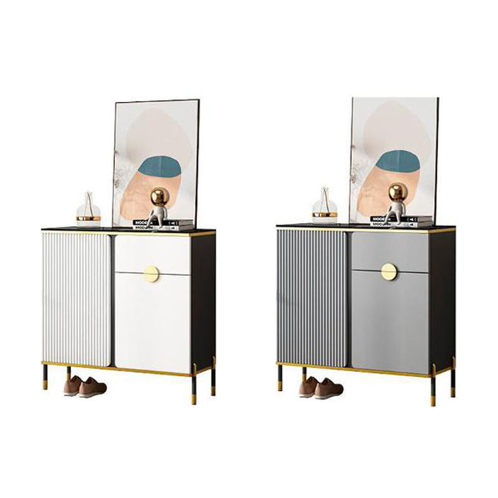 Sideboard Glam Sideboard in legno con porta e cassetto per soggiorno