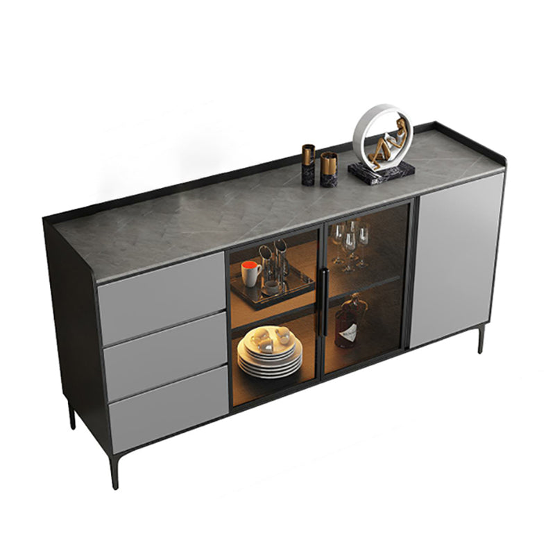 Server in legno fabbricato server sinterizzato in pietra sincero