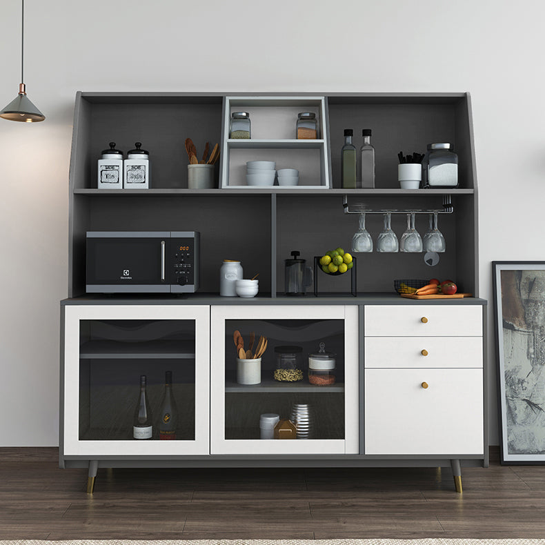 Gabinetto del soggiorno server di pranzo in legno fabbricato con porta scorrevole