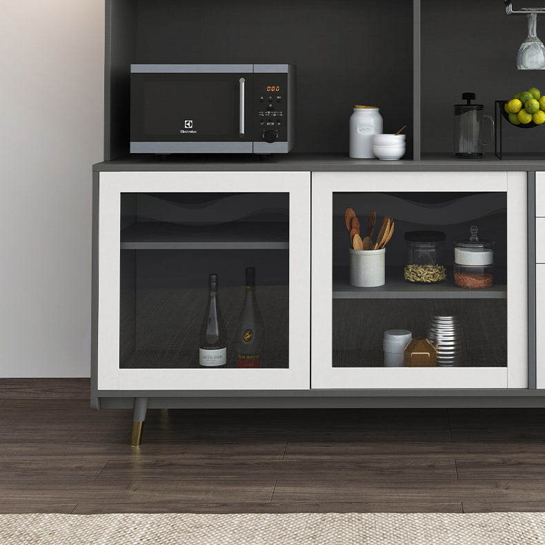 Gabinetto del soggiorno server di pranzo in legno fabbricato con porta scorrevole