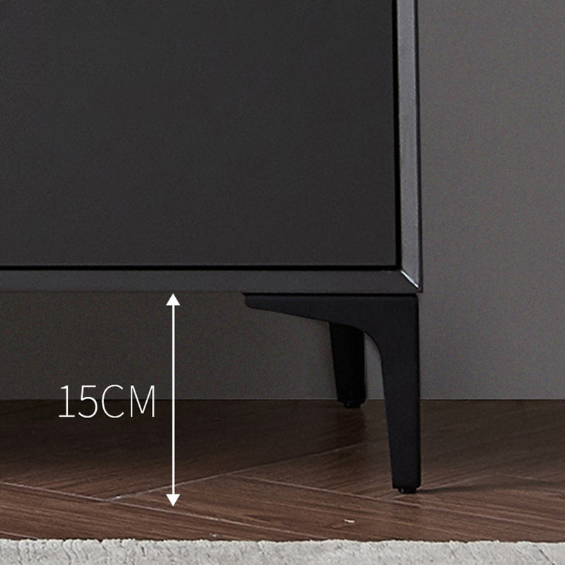 Sideboard per sala da pranzo contemporanea 3 cassetti e sideboard in pietra a 2 porte