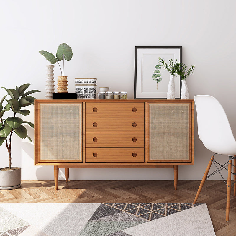 Armadio da cucina in legno in stile moderno 4 cassetti e 2 porte