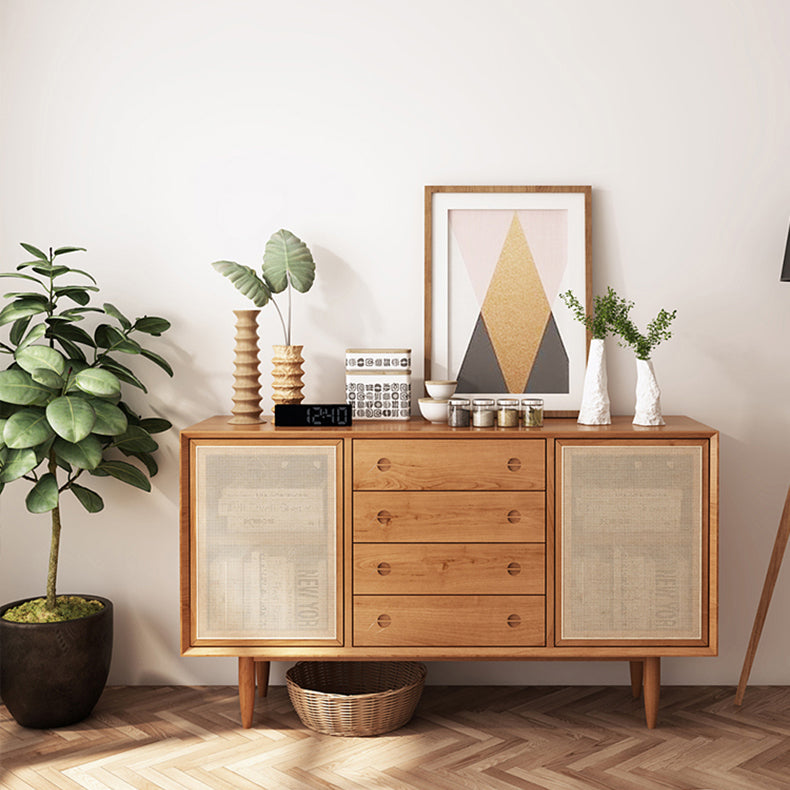 Armadio da cucina in legno in stile moderno 4 cassetti e 2 porte