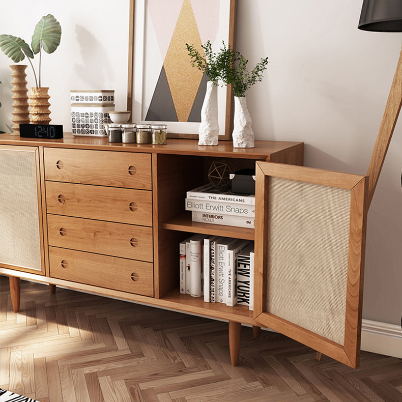 Armadio da cucina in legno in stile moderno 4 cassetti e 2 porte