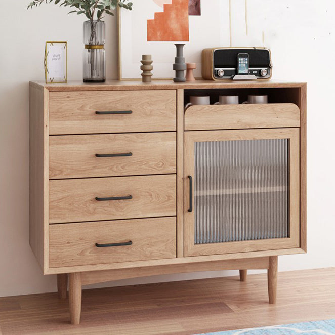 Modern Style Sideboard 32-inch Height Wood Cupboard for Living Room Clearhalo 'buffet_sideboard' 'Buffets & Sideboards' 'furn' 'furn_buffet_sideboard' 'Furniture' 'Kitchen & Dining Furniture' 5271313