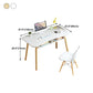 Moderno Style Home Freeform Office Desk Wood Writing Writing Writing Desk
