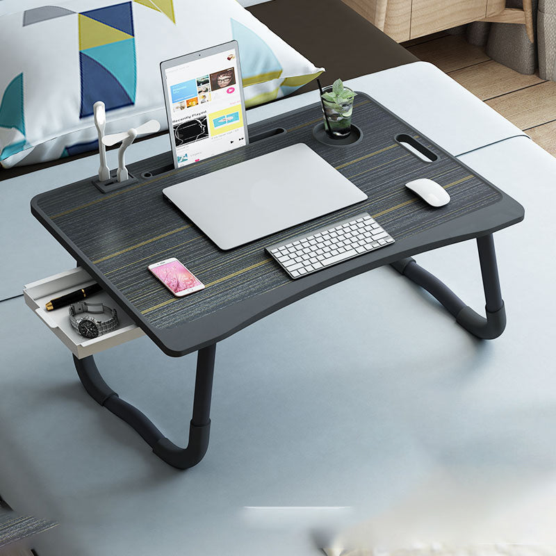Modern Style Home Corner Office Desk Artificial Wood Writing Desk,23.6"L X 15.7"W Black Clearhalo 'furn' 'furn_office_desk' 'Furniture' 'Office Desks' 'Office Furniture' 'office_desk' 5271484
