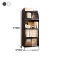 13.78"W Bookshelf Contemporary Style Bookcase for Home Study Room with Casters Clearhalo 'Bookcases' 'furn' 'furn_bookcases' 'Furniture' 'Office Furniture' 5271781
