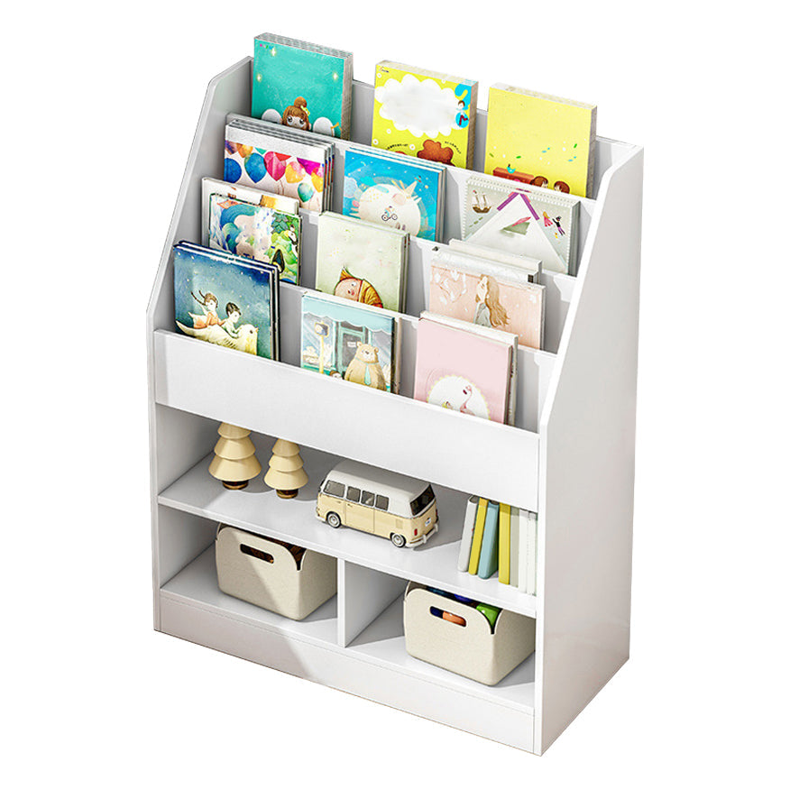 Scandinavian Style Bookshelf Engineer Wood Bookcase for Office