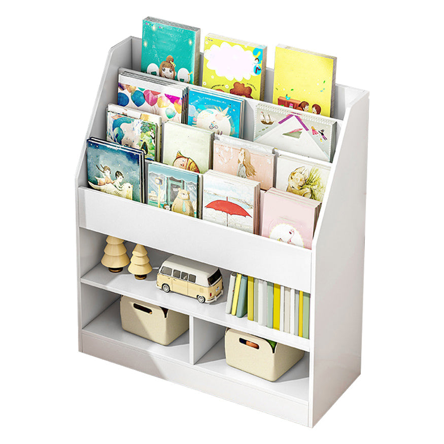 Scandinavian Style Bookshelf Engineer Wood Bookcase for Office