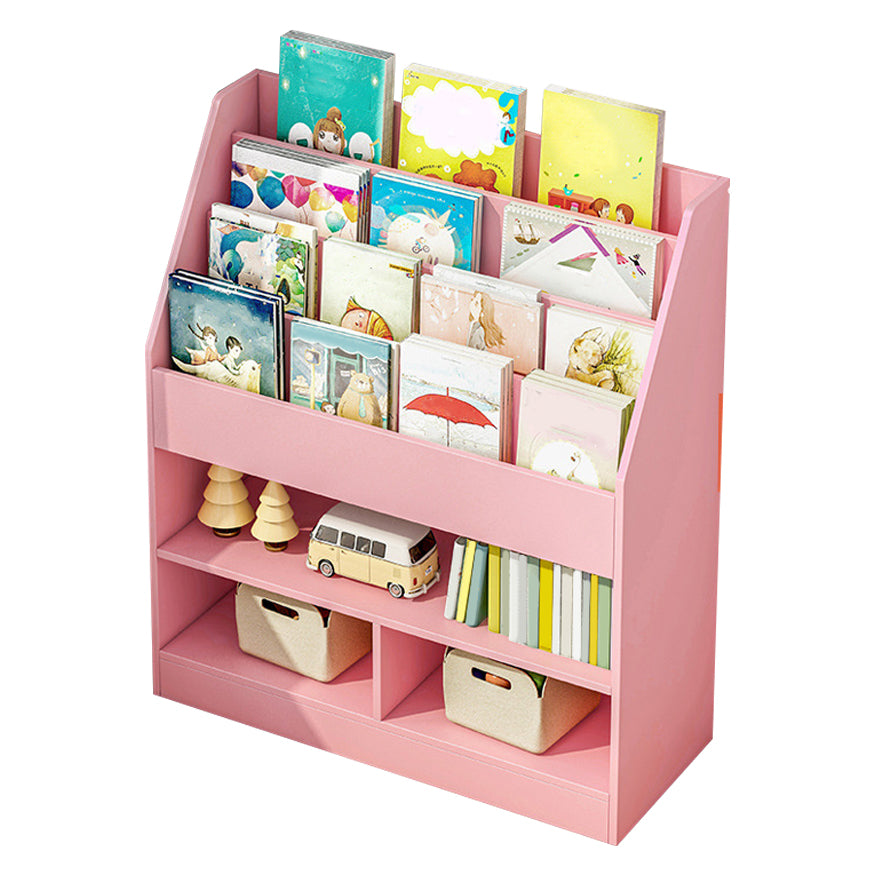 Scandinavian Style Bookshelf Engineer Wood Bookcase for Office