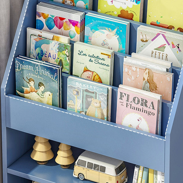 Scandinavian Style Bookshelf Engineer Wood Bookcase for Office