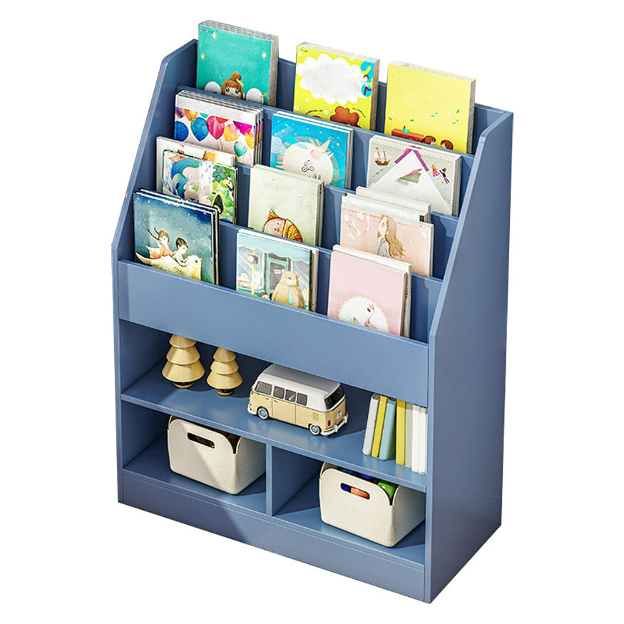 Scandinavian Style Bookshelf Engineer Wood Bookcase for Office