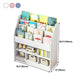 Scandinavian Style Bookshelf Engineer Wood Bookcase for Office