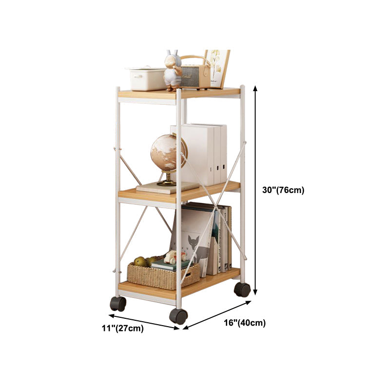 Libreria in stile moderno libreria aperta in legno per l'uso dell'ufficio