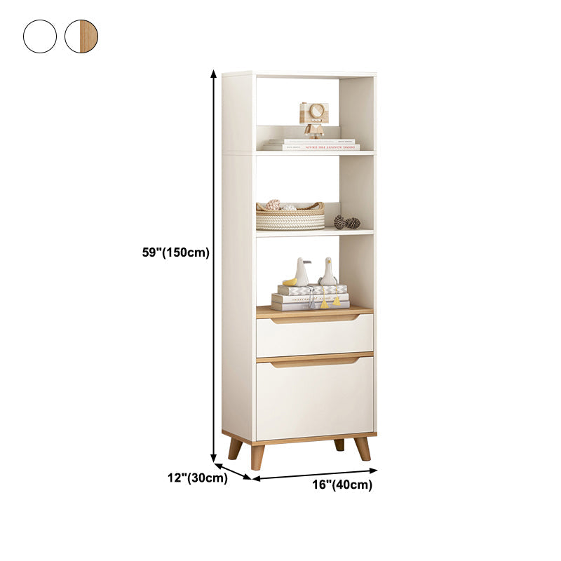 Bibliothèque standard bibliothèque scandinave étagère pour le bureau à domicile